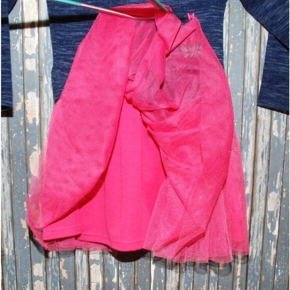 Girl's Youngland Dress Size 4 Sweater Top Tulle Skirt Embroidered Floral - Picture 7 of 11